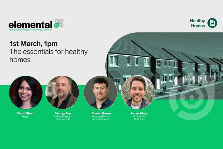 Join the ‘Healthy Homes’ Webinar with our MD as guest speaker